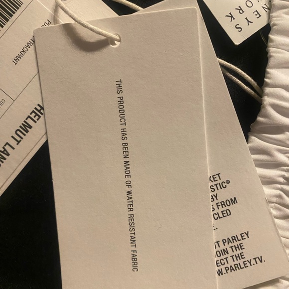 NWT HELMUT LANG WHITE SKI PANTS UNISEX L - Picture 3 of 7